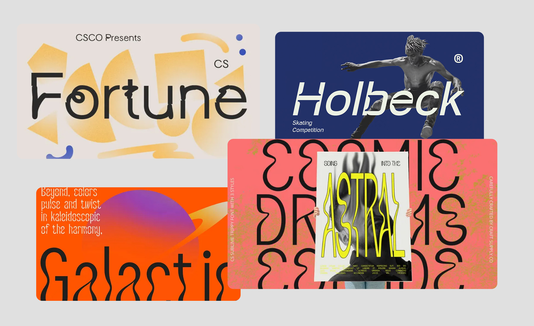 4個無襯線怪字推薦